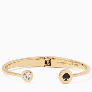 Kate Spade Spot The Spade Open Hinge Gold Bracelet